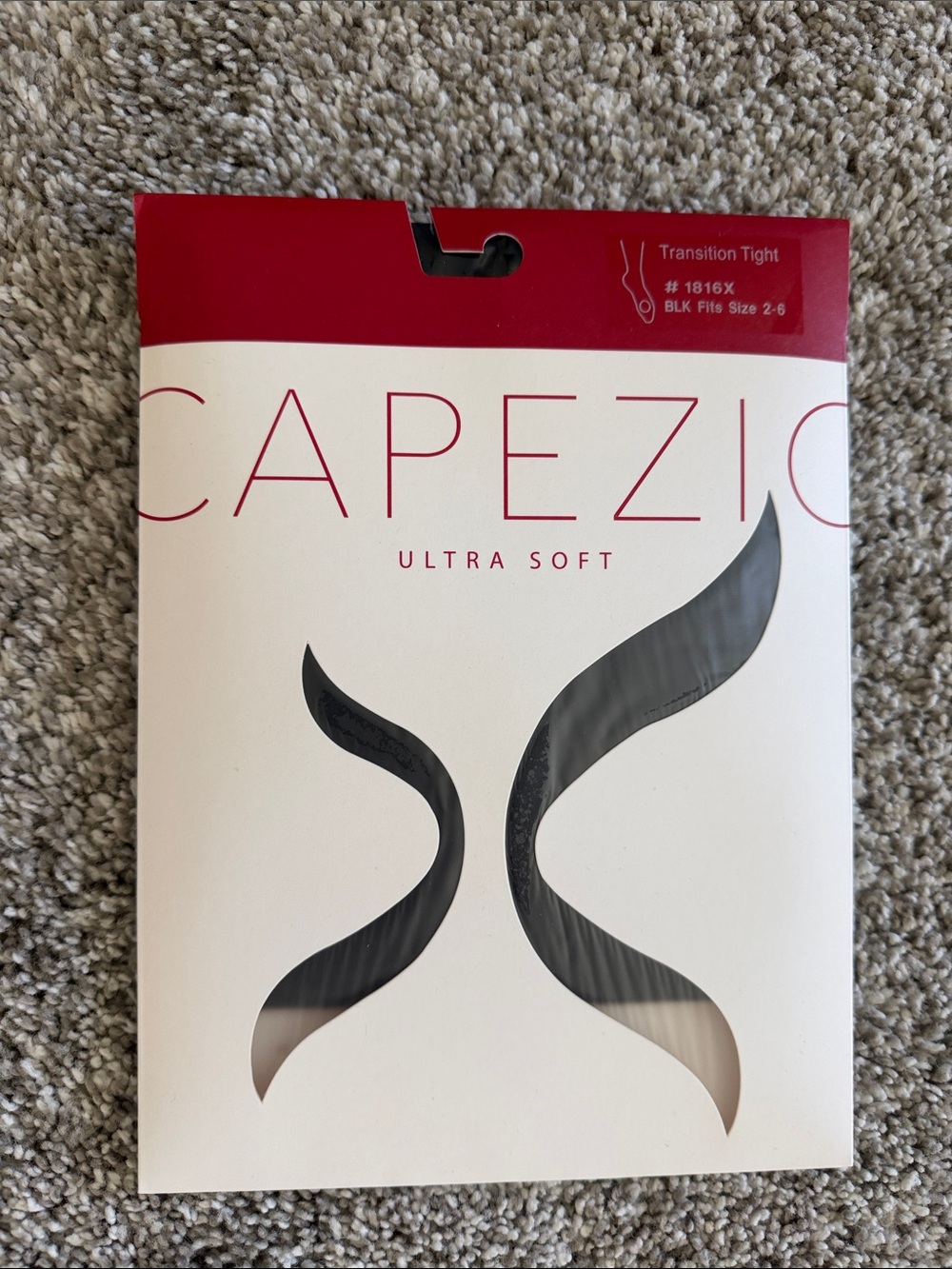 Capezio Ultra Soft Transition Tights in Black
